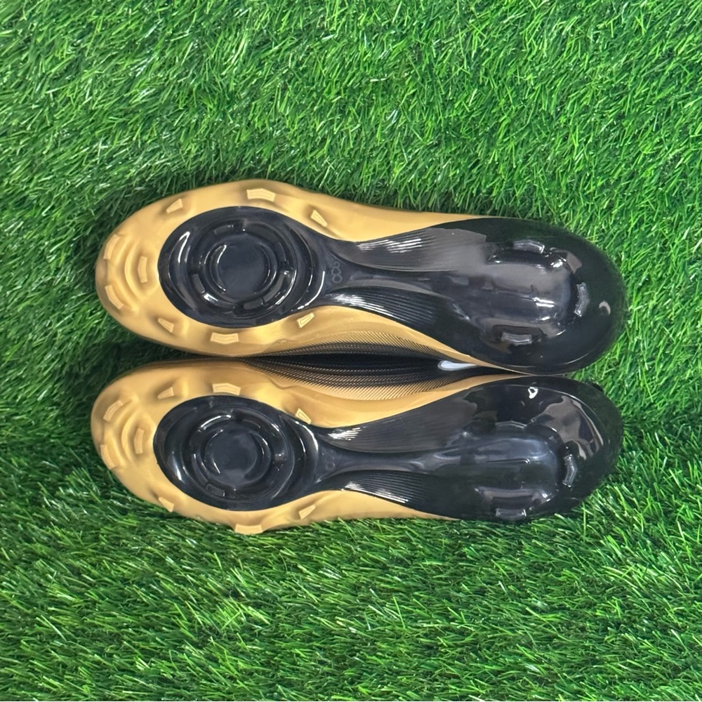 Size 8.5 - Mens Nike Vapor Speed 3 Black Gold Football Cleats - FB3303-003 - Picture 5 of 5
